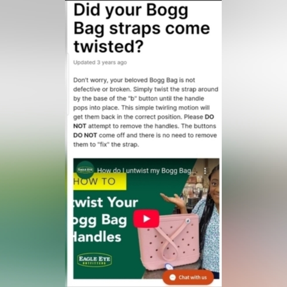 Bitty Bogg Bag Tote Bag - Honeysuckle - Picture 6 of 6